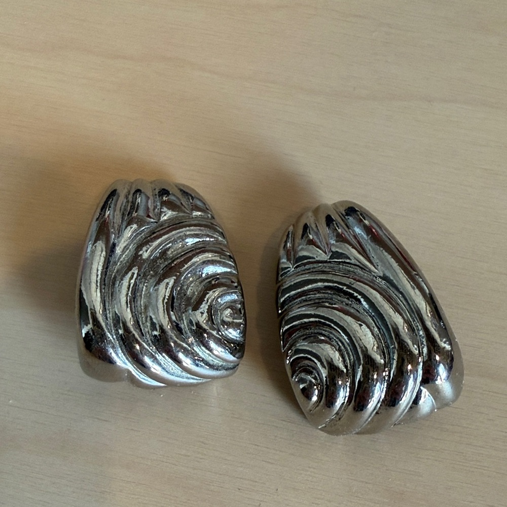 Vintage Abstract Statement Clip-on Earrings